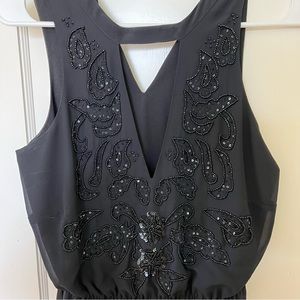 Little Black Dress with Sequins